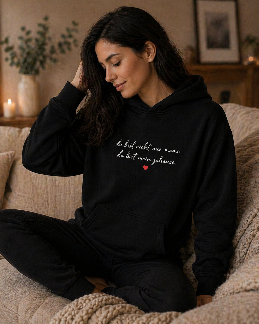 Du bist mein Zuhause - Mama Hoodie White Label