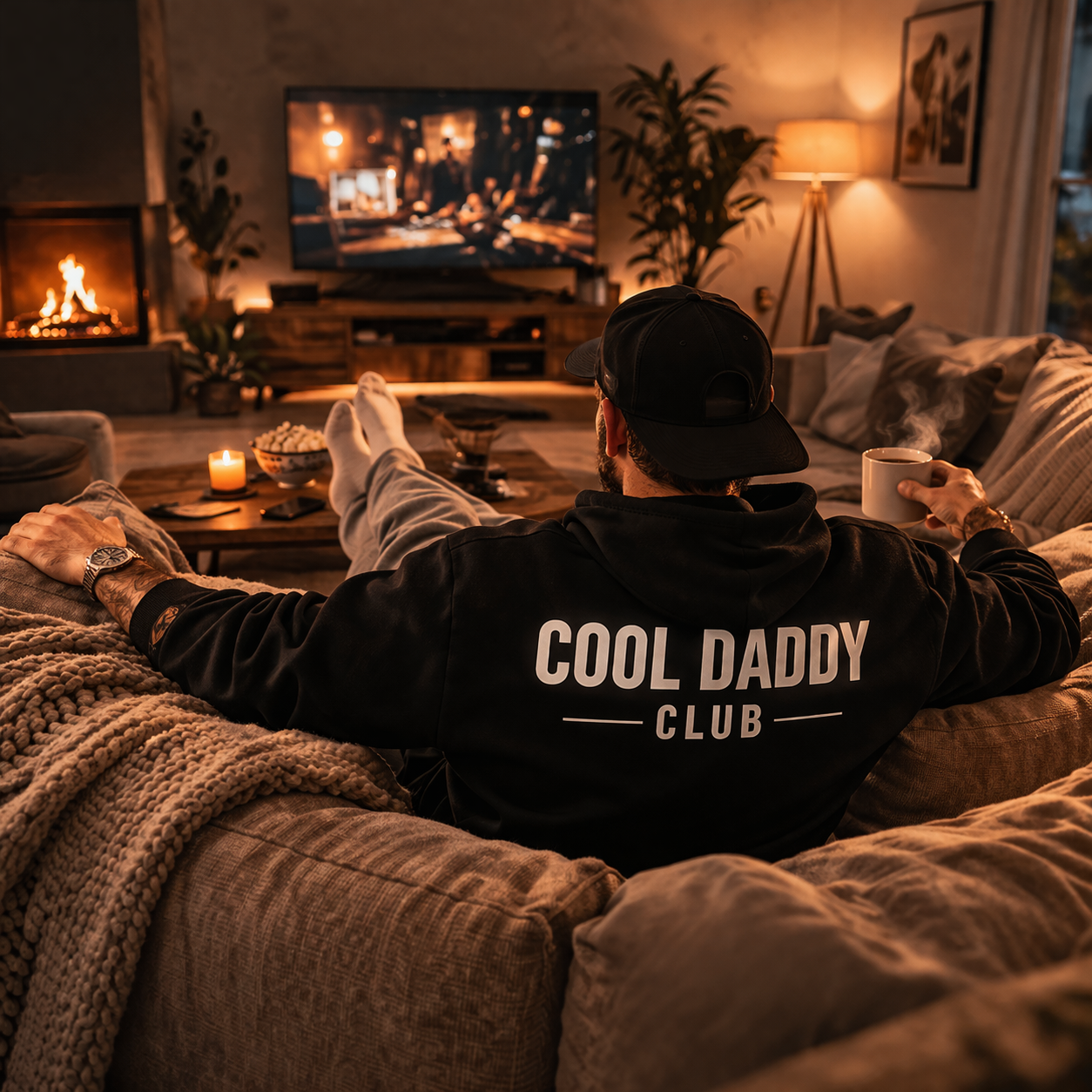 🧢 Hoodie „Cool Daddy Club“ – Für echte Dads