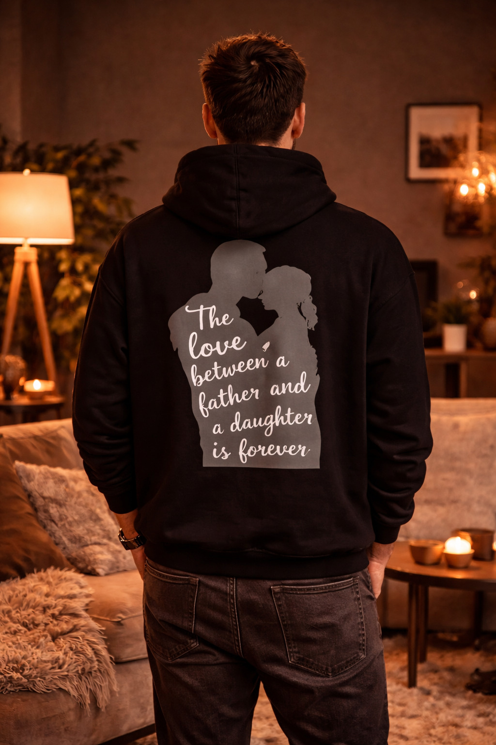 🖤 Hoodie „Father & Daughter – Forever“